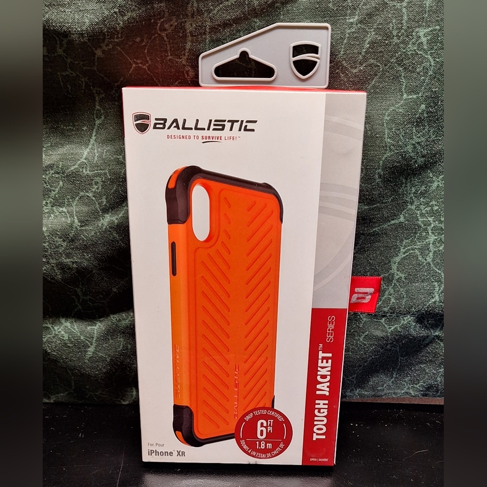 Ballistic Tough iPhone XS Jacket Series Orange Phone Case